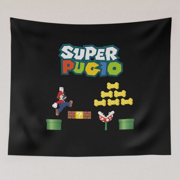 Item preview, Super Pugio Character-pug in Bone Game designed and sold by Mary-Mas.