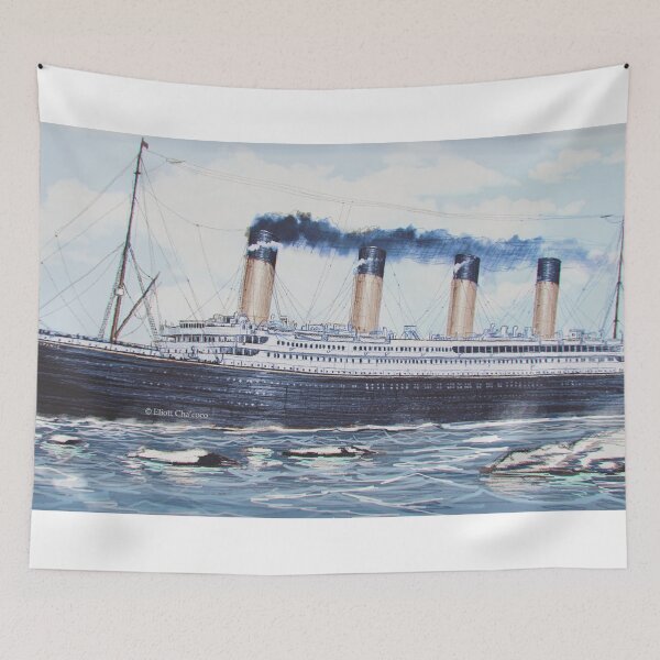 Item preview, Last Day at Sea - Titanic painting | Art by Eliott Sontot designed and sold by Eliott Sontot.