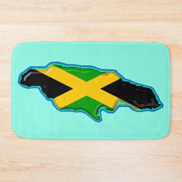 Item preview, Jamaica Map With Jamaican Flag designed and sold by Havocgirl.