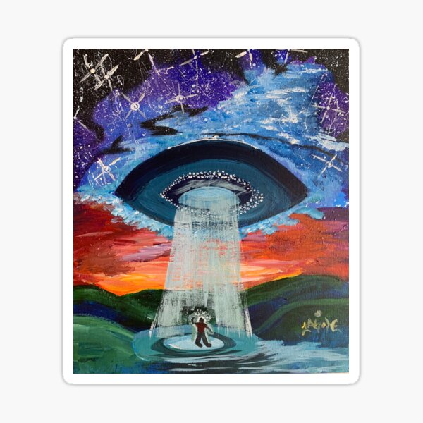 "Get abducted by aliens" Sticker by SunflowerPow3r | Redbubble