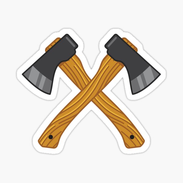 Item preview, Crossed Axes  designed and sold by kudostees.
