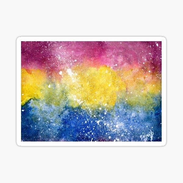 Pan Pride Galaxy Sticker