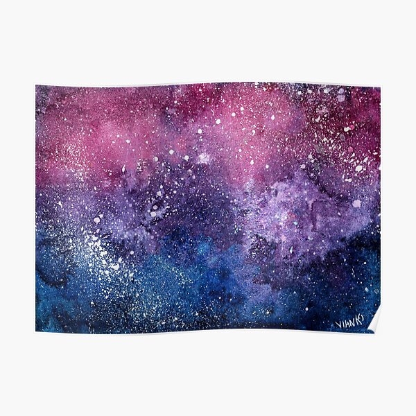 Bi Pride Galaxy Poster
