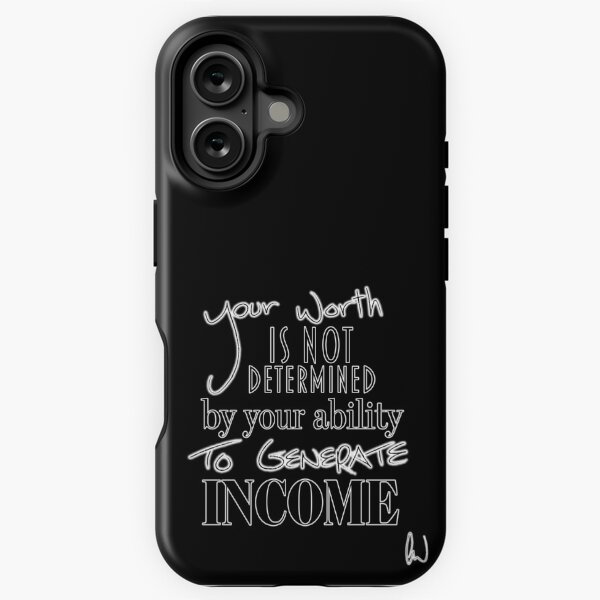 Item preview, "Your worth..." affirmation designed and sold by Cato Woodward.