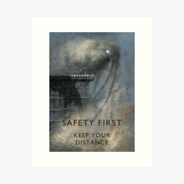 Safety first Art Print