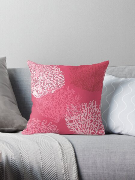 Artikel-Vorschau von Fan Coral Print, Fuchsia und Coral Pink, designt und verkauft von Marymarice.