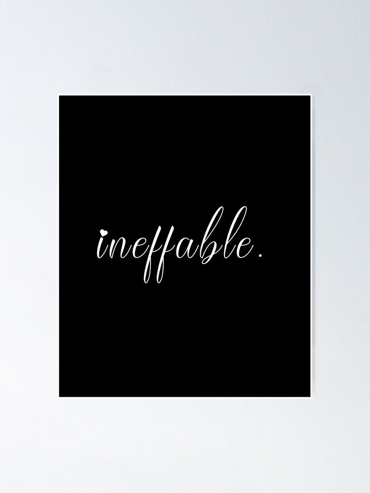 What Is The Meaning Of Word Ineffable