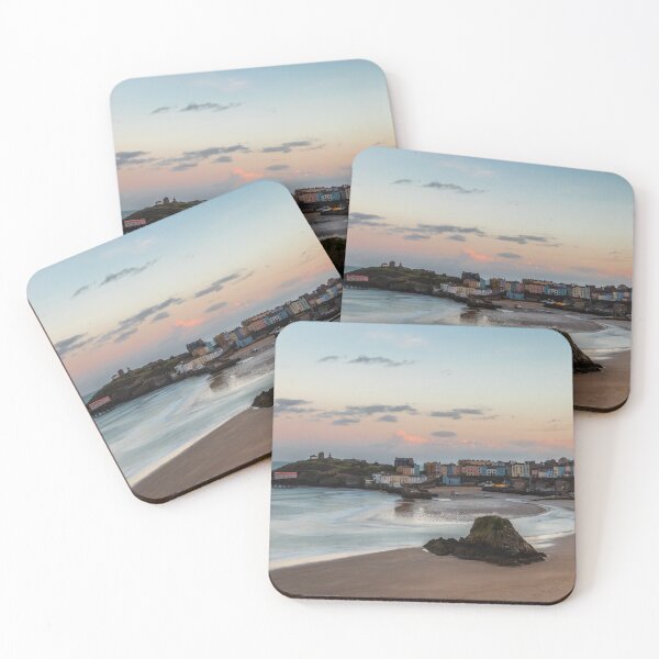 Item preview, Tenby North Beach at dusk designed and sold by craig777red.