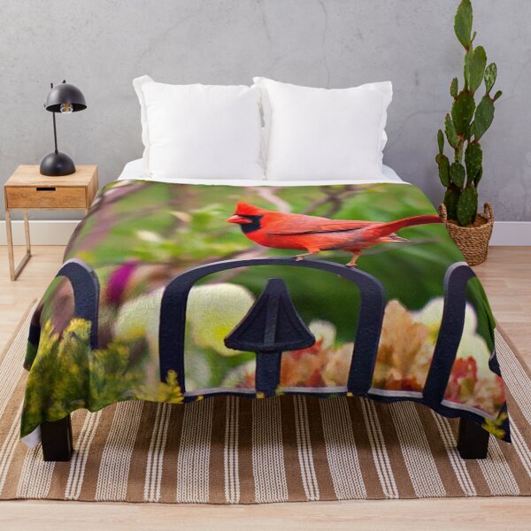 Item preview, Male Red Cardinal in the Garden designed and sold by Yannik Hay.