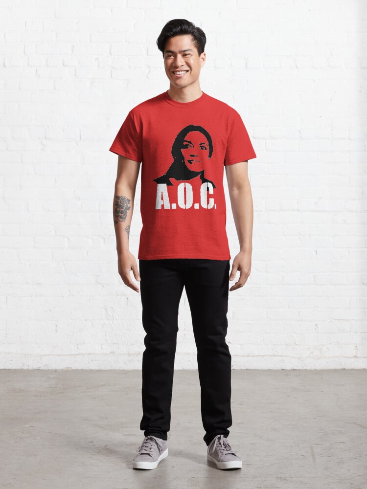 aoc in black shirt