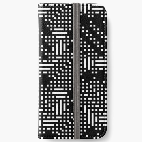 Op art - art movement, short for optical art, is a style of visual art that uses optical illusions iPhone Wallet