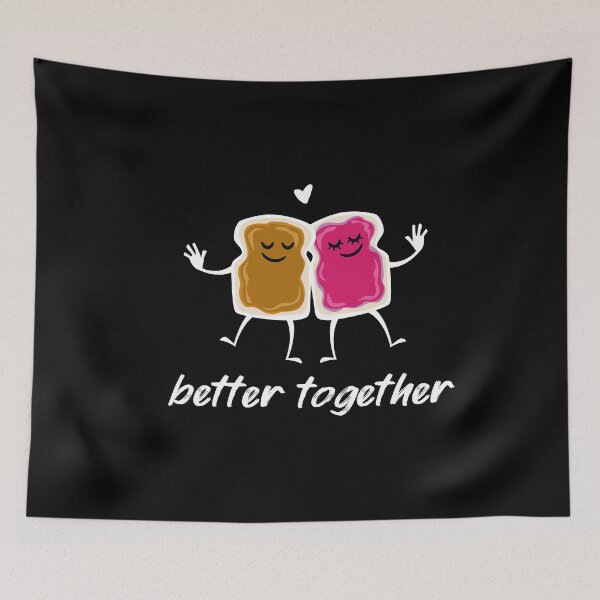 Item preview, Better Together Peanut Butter  designed and sold by MooonTees.