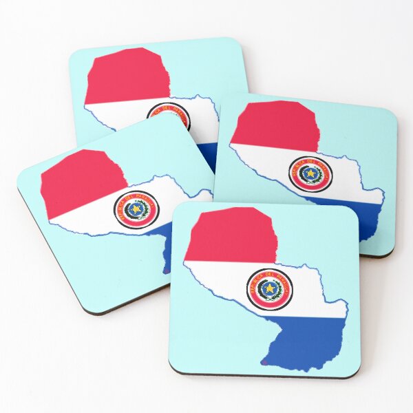 Item preview, Paraguay Map With Paraguay Flag designed and sold by Havocgirl.