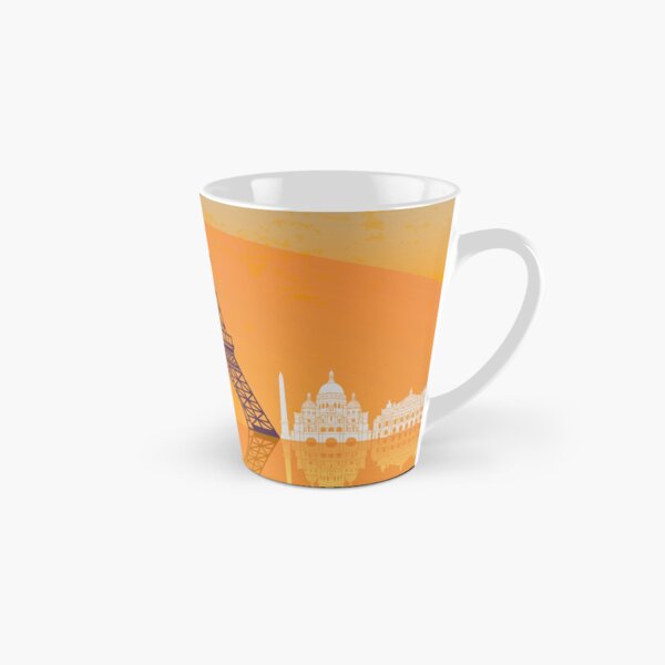 Affiche vintage de Paris Mug long