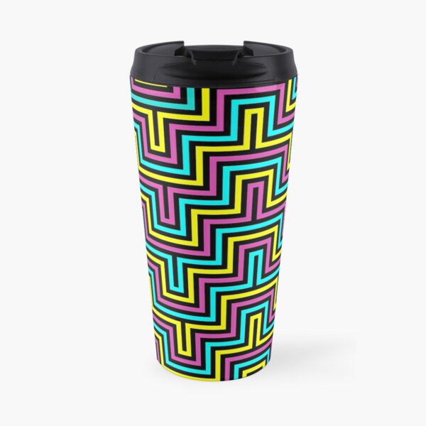 Op art - art movement, short for optical art, is a style of visual art that uses optical illusions Travel Mug