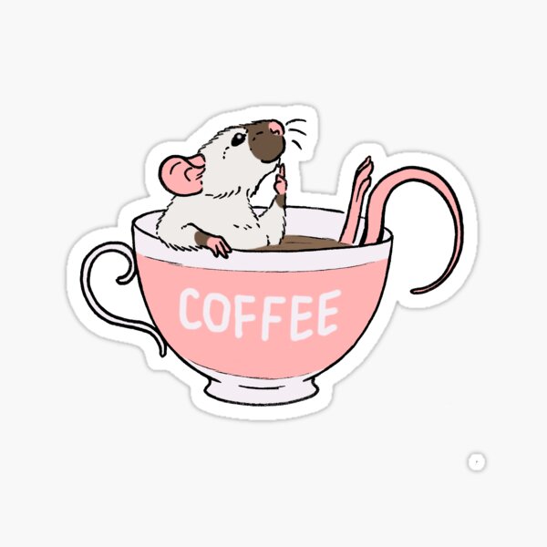 Milky Coffee Beans Sticker