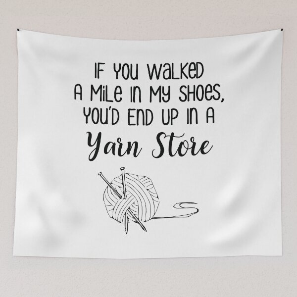 Item preview, Yarn Store Funny Knitting & Crochet designed and sold by Cat Lady Designs.