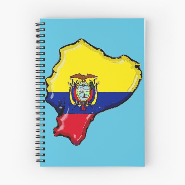 Item preview, Ecuador Map With Ecuadorean Flag designed and sold by Havocgirl.
