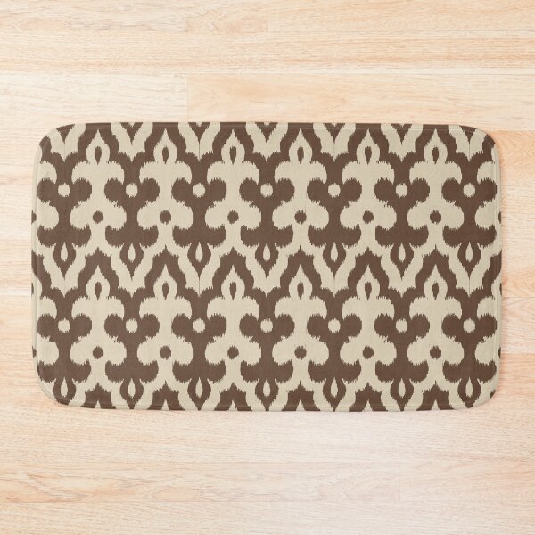 Item preview, Moroccan Ikat Damask, Taupe and Beige designed and sold by Marymarice.