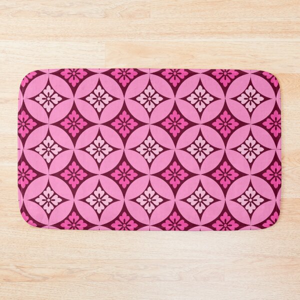 Item preview, Shippo with Flower Motif, Pink and Burgundy designed and sold by Marymarice.