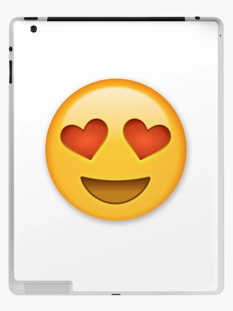 iPad-Hülle & Skin for Sale mit Herz Augen Emoji von victoriab-123