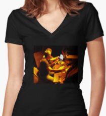 Radio Field Day Women's Fitted V-Neck T-Shirt