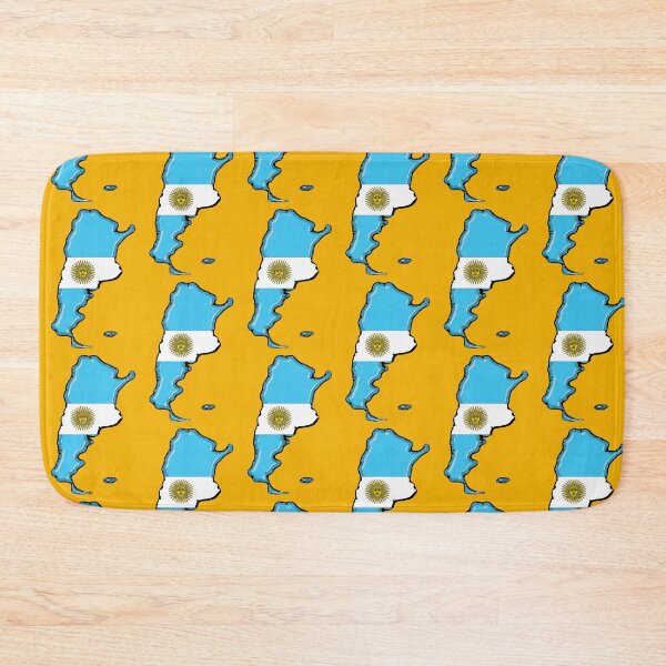 Item preview, Argentina Map with Argentinian Flag designed and sold by Havocgirl.
