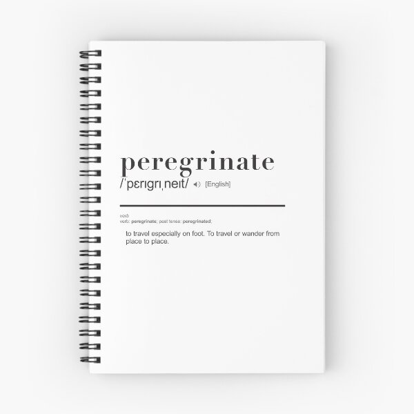 Item preview, Peregrinate - Travel Word Definition - Typography - Wanderlust designed and sold by thingswithlove.