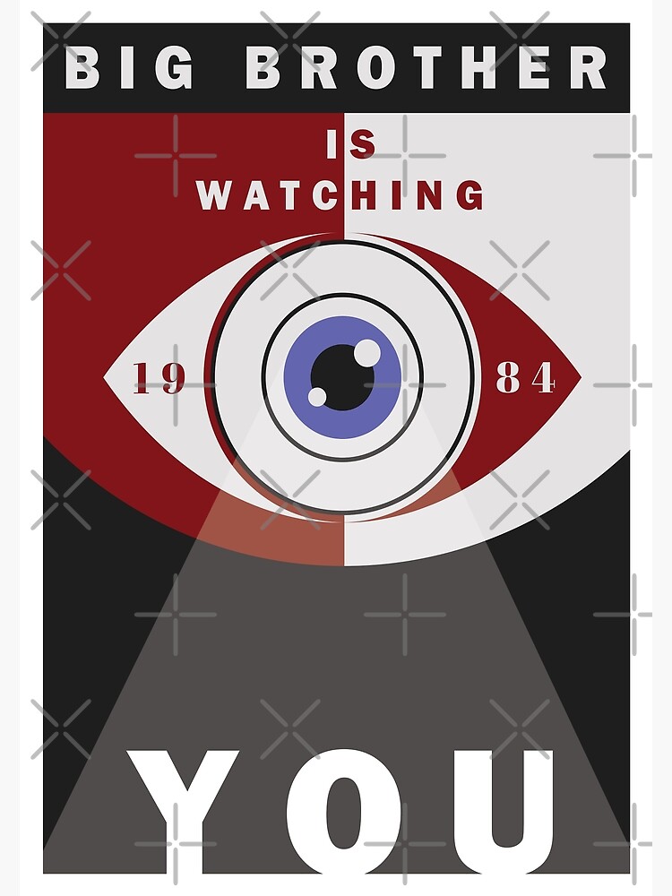 Discover 1984 - Big Brother Premium Matte Vertical Poster