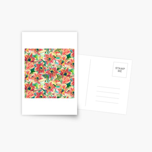 Tiger Lilies Postcard