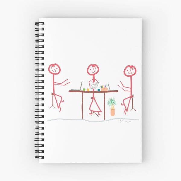 Item preview, Meeting stick figure talk determine team woman girl equality  designed and sold by KlareLinie.