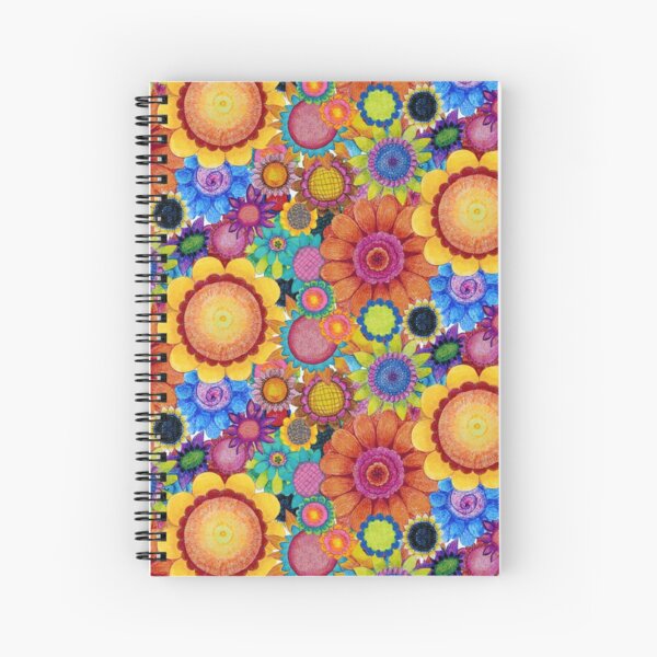 Crayon Garden Spiral Notebook
