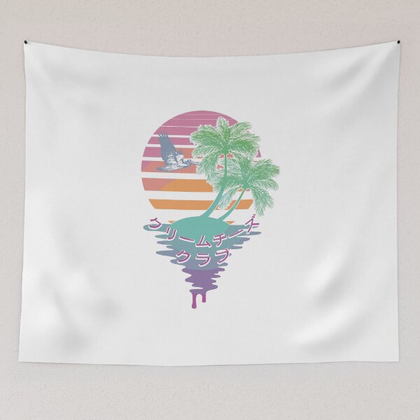 Item preview, Vaporwave Beach Dreams designed and sold by AK AESTHETIC STUDIOS.