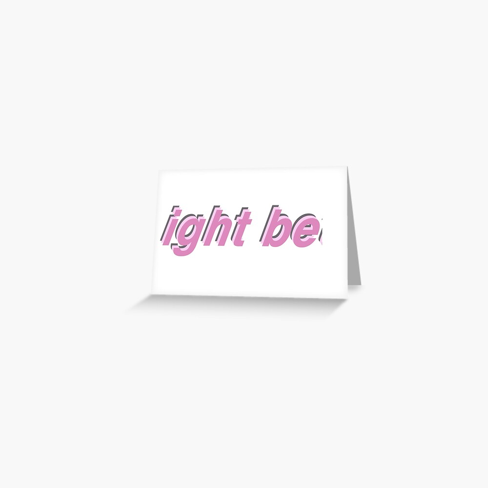 Ight Bet Gold | Greeting Card