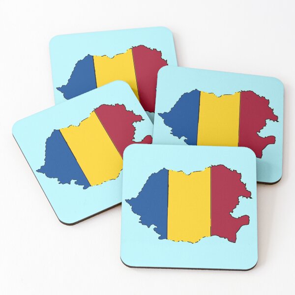 Item preview, Romania Map with Romanian Flag designed and sold by Havocgirl.