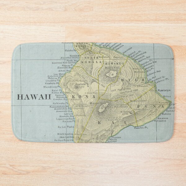 Item preview, Vintage Map of Hawaii Island (1901) designed and sold by BravuraMedia.