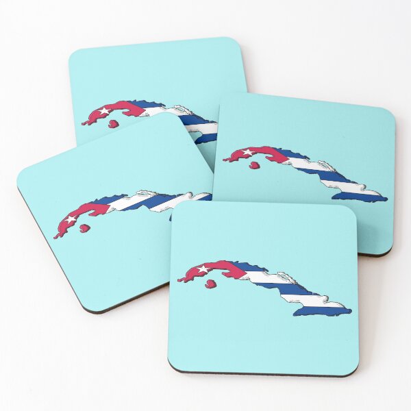 Item preview, Cuba Map With Cuban Flag designed and sold by Havocgirl.