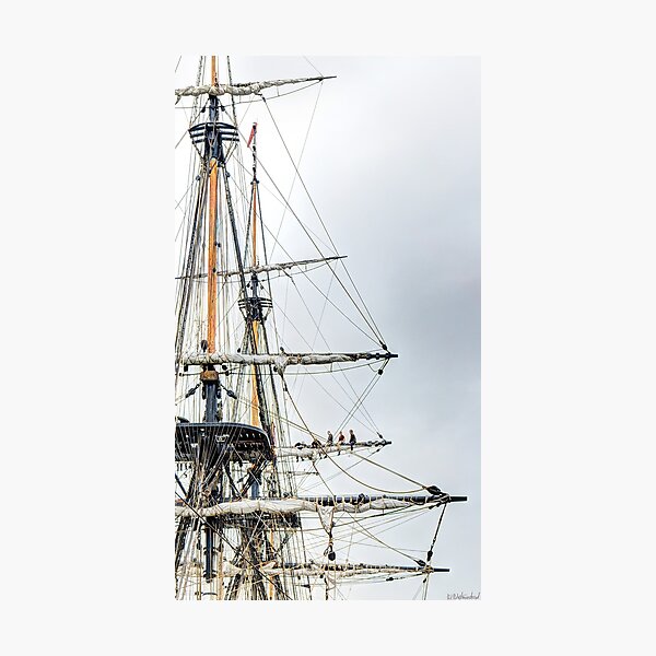 Hermione Frigate Rigging Photographic Print