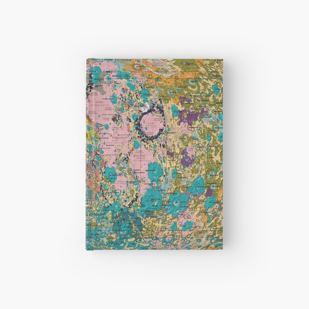 Geology of the Moon Hardcover Journal