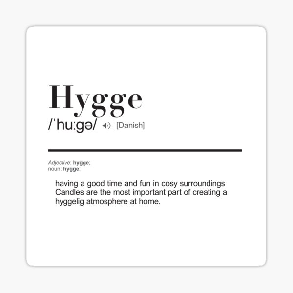 Item preview, Hygge - Travel Word Definition - Typography - Wanderlust designed and sold by thingswithlove.