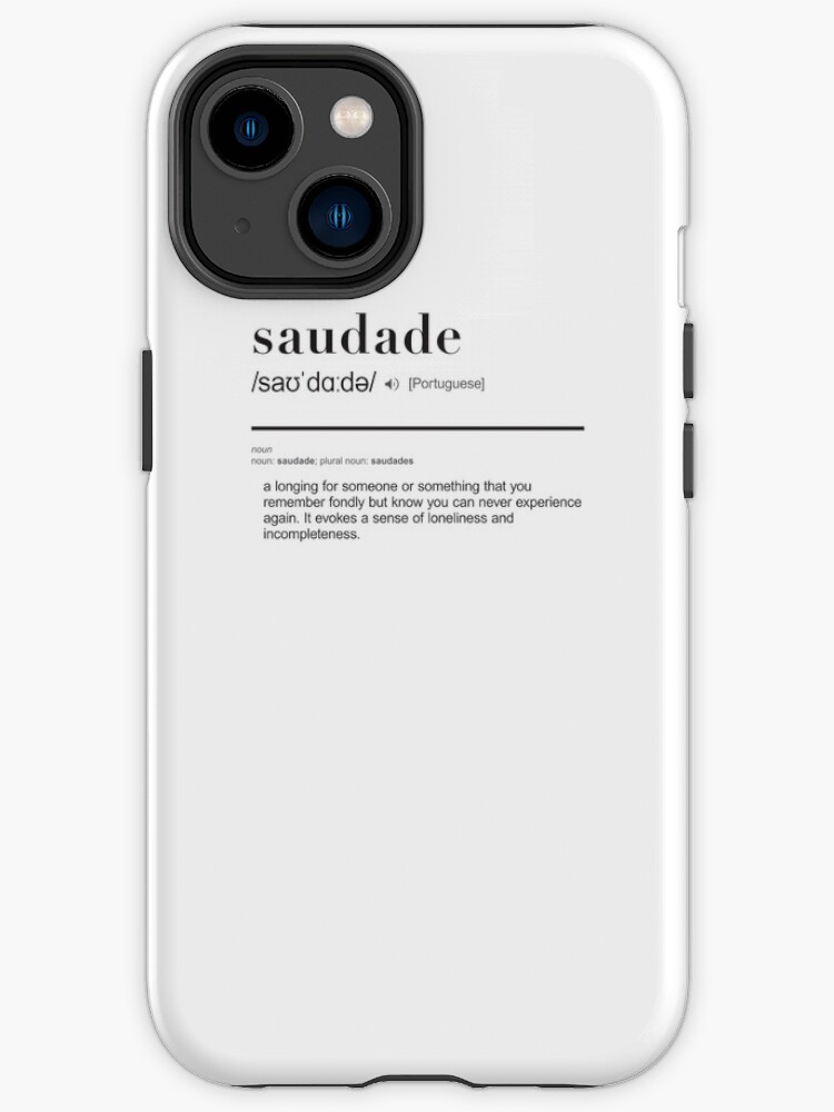 Saudade - Travel Word Definition - Typography - Wanderlust | iPad Case &  Skin