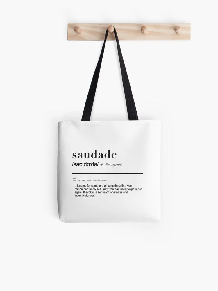 Saudade - Travel Word Definition - Typography - Wanderlust | iPad Case &  Skin