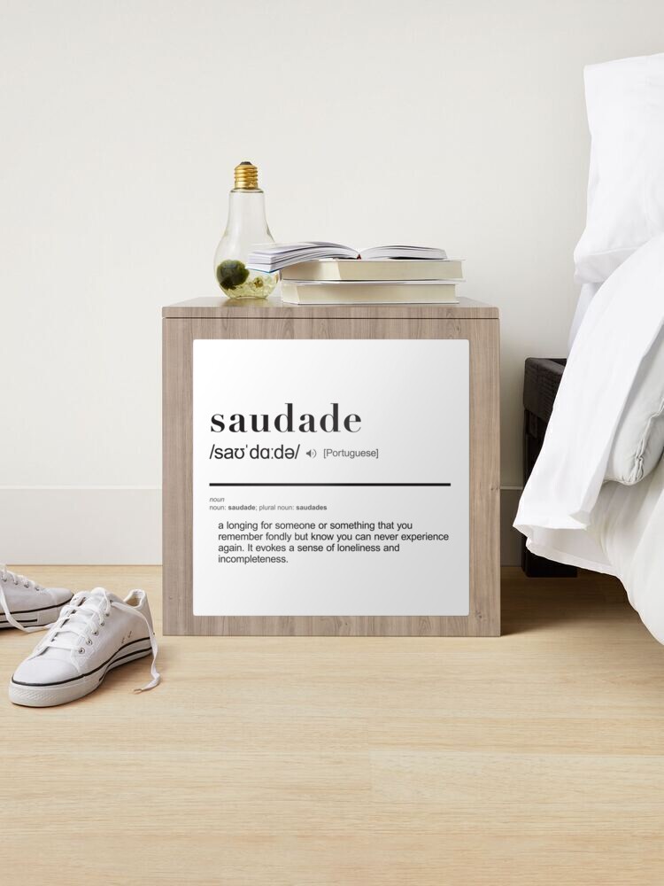 Saudade - Travel Word Definition - Typography - Wanderlust | iPad Case &  Skin