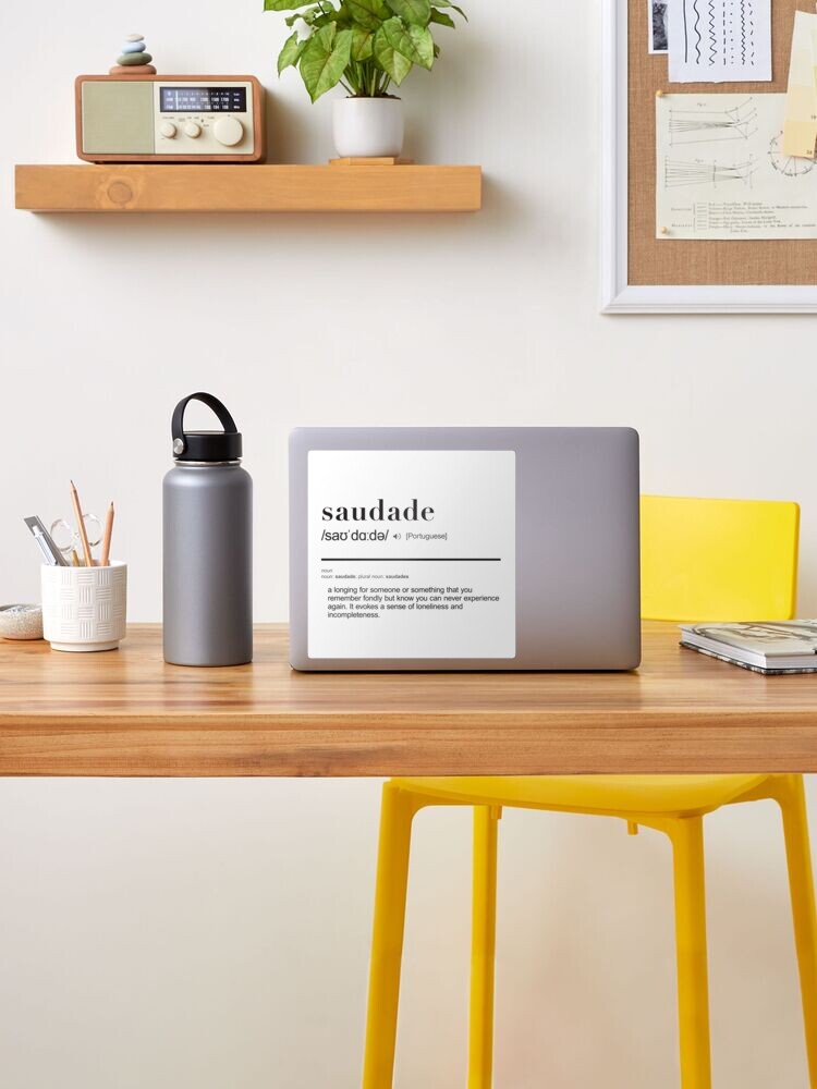 Saudade - Travel Word Definition - Typography - Wanderlust | Tapestry