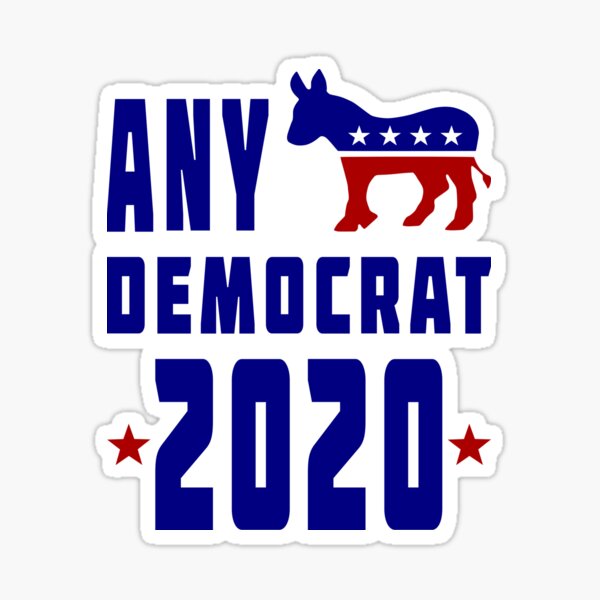 Any Democrat 2020 Sticker