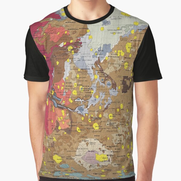 Geology of Mars Graphic T-Shirt