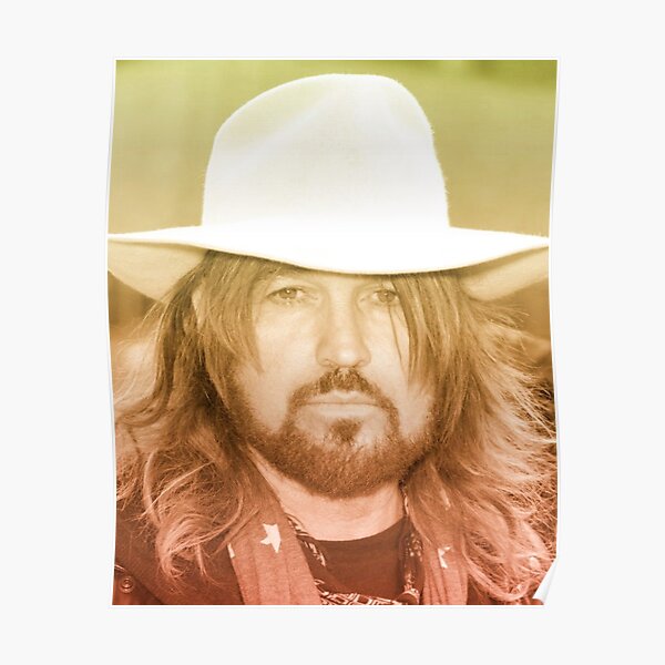 “Billy Ray Cyrus” Poster for Sale by bones34 | Redbubble