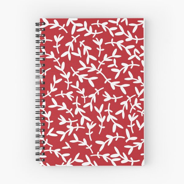 Item preview, Textured Paper White and Red Botanical designed and sold by kierkegaard.
