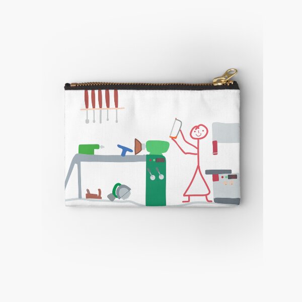 Item preview, Woodturning stick figure, wood craft profession job girl woman work designed and sold by KlareLinie.