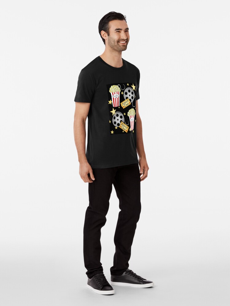Alternate view of VIP Movie Night / Pop Corn Premium T-Shirt